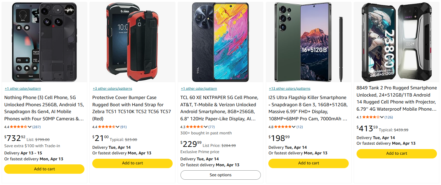 Best Seller Mobile Phone Products